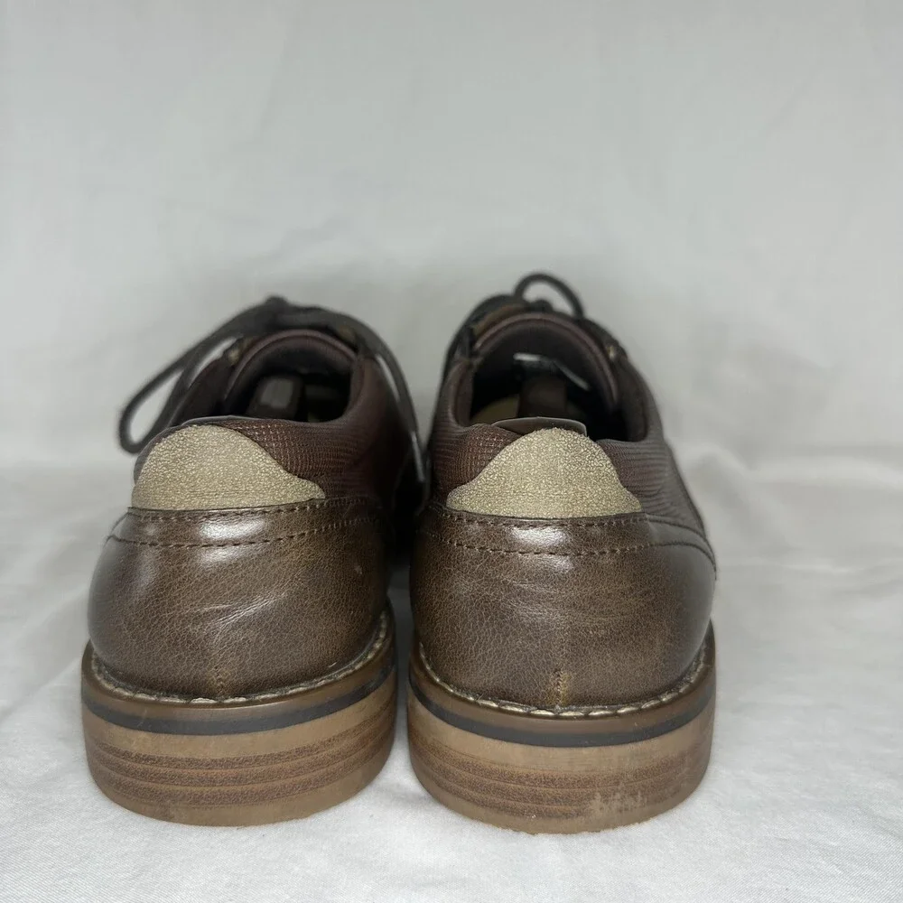 Parker & Sky Shoes Mens Size 7.5 Brown Oxford Dress Lace Up Derby KAYMIN 1075822